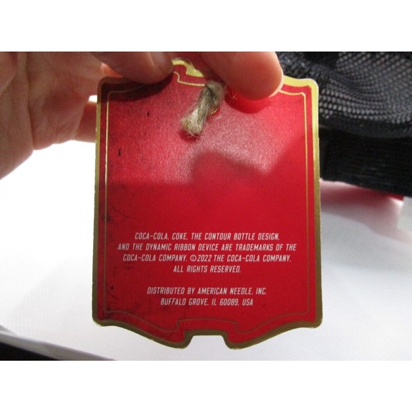 American Needle Vintage lk NWT COCA-COLA Mesh Trucker adjustable Hat Cap Snapack - Picture 6 of 15